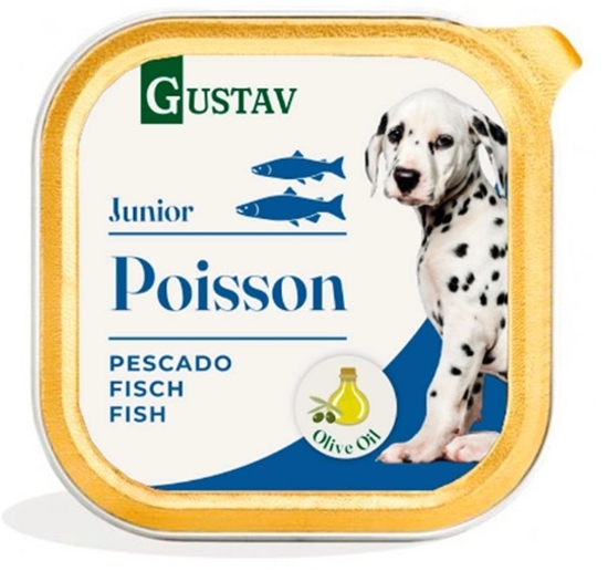 Picture of Gustav Junior Fish Pâté with Flax Seeds | Puppy Food